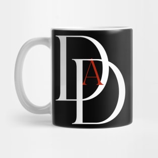 Dad-Devil (text only, white/red) Mug